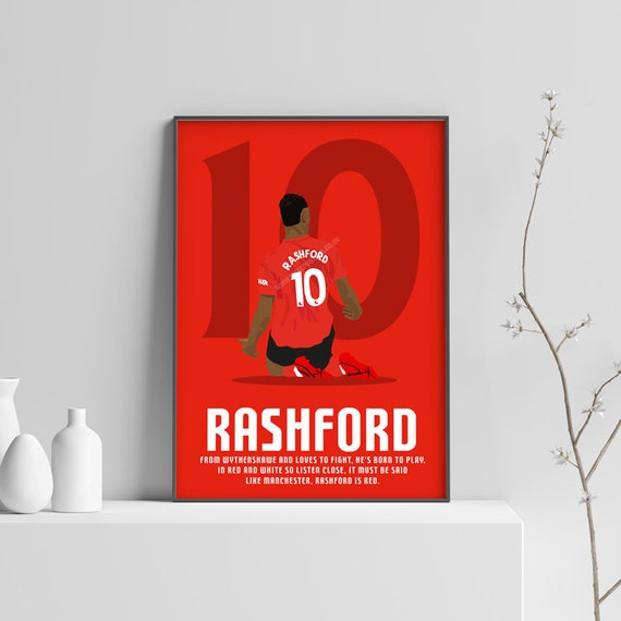 印刷物: マーカス・ラッシュフォード マンチェスター・ユナイテッド