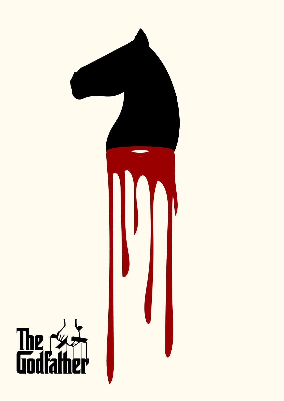 The Godfather Horse Poster Print Art Etsy