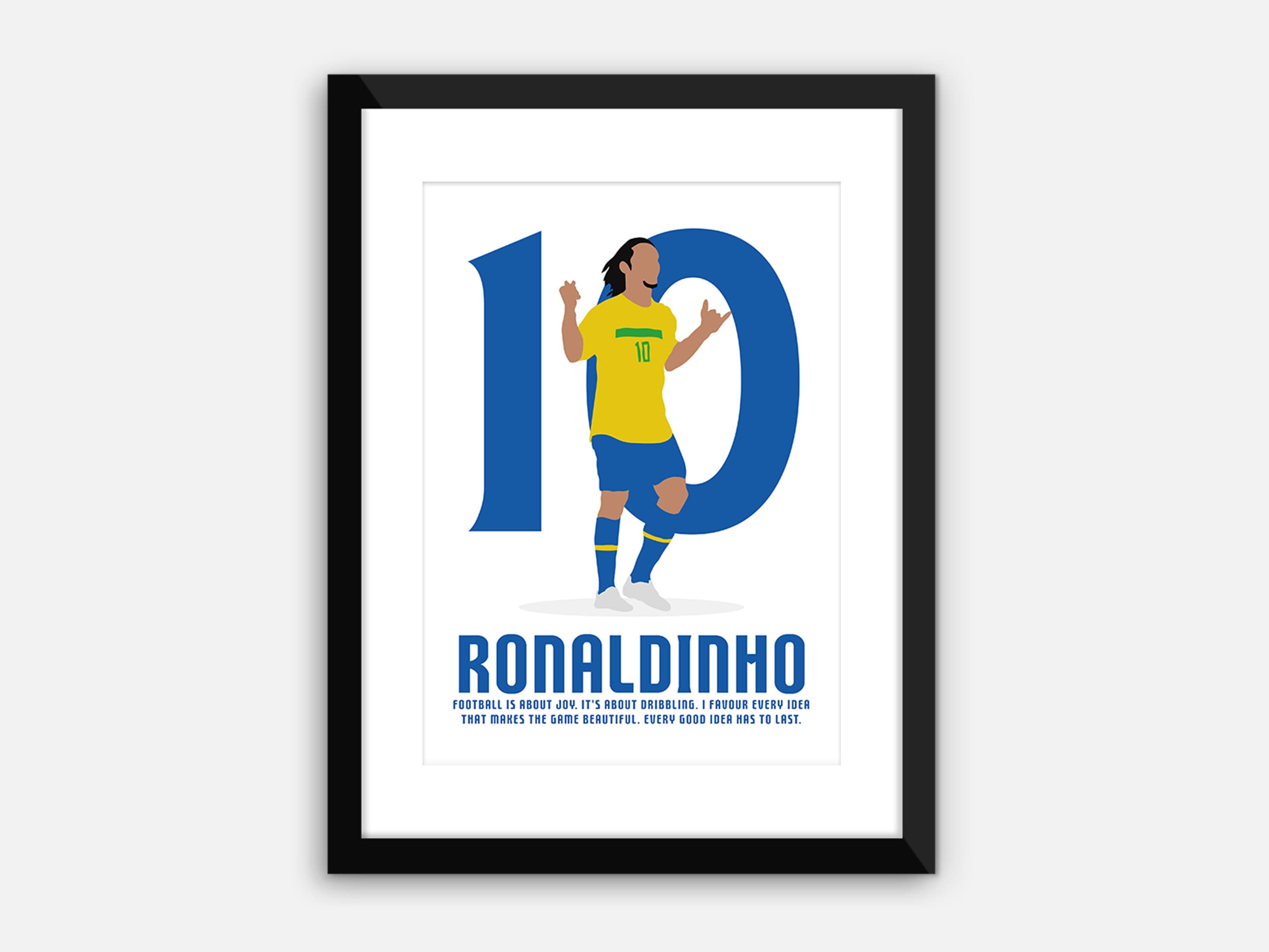 DIGITAL: Ronaldinho, Brazil, World Cup, 10. Instant Download
