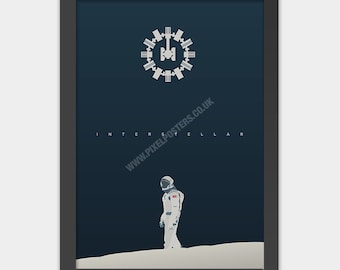 Interstellar poster print art