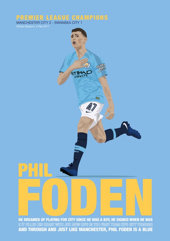 マンチェスター・シティFC 選手ポスターセット A4版 【TOP03】【国内未
