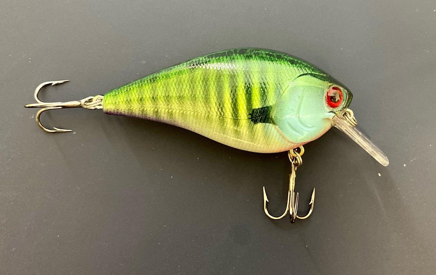 Vieux Leurre De Pêche Luhr Jensen Power Dive Minnow – Crankbait Rare Coloris Bluegill