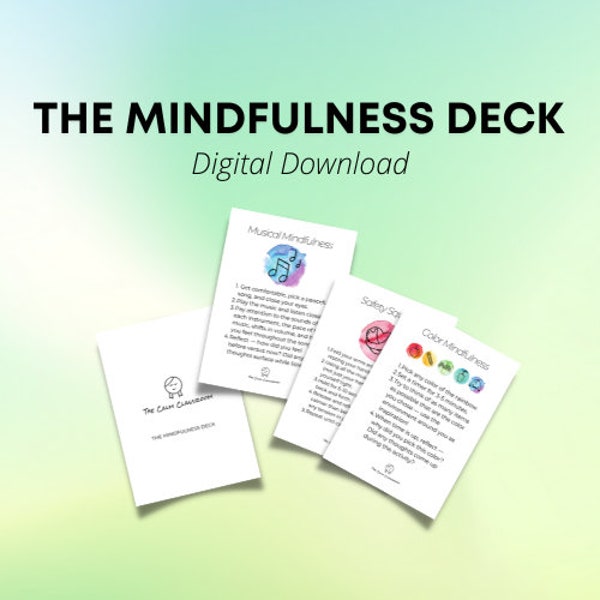 The Mindfulness Deck (DIGITAL DOWNLOAD)