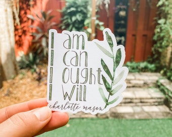 Charlotte Mason Quote Sticker, Planner Decal