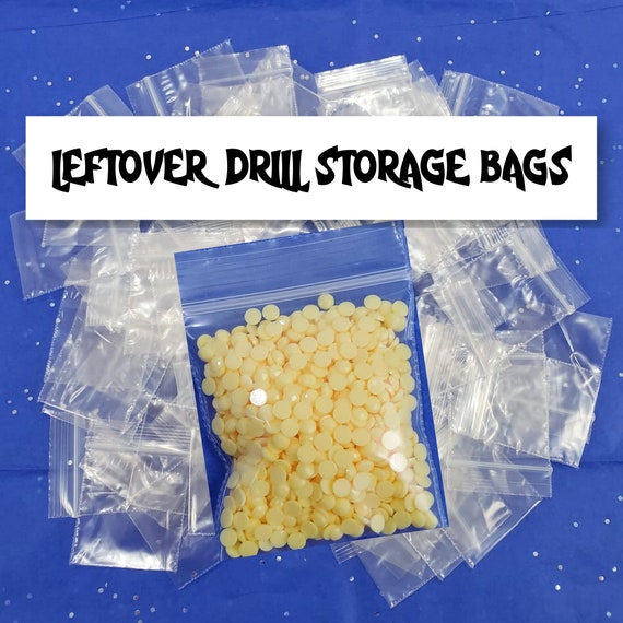 Diamond Painting Leftover Drill Storage Bags 1.5 Inch X 1.5 Inch 2 Mil Thick Bags Multiple Quantities Available Etsy