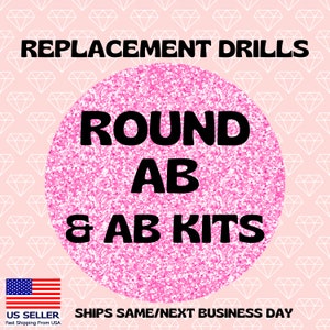 On SALE!! Diamond Painting Drills Round AB & #5200 Glow in The Dark 200 Per Pack Fast Shipping Same/Next Day Shipping **UPDATED Listing**