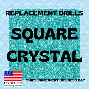 On SALE!! Diamond Painting Drills SQUARE Crystal Rhinestones & Kits 200 Per Pack Fast Shipping Same/Next Day Shipping