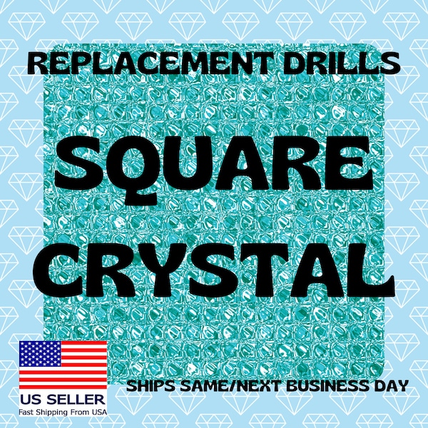 On SALE!! Diamond Painting Drills SQUARE Crystal Rhinestones & Kits 200 Per Pack Fast Shipping Same/Next Day Shipping