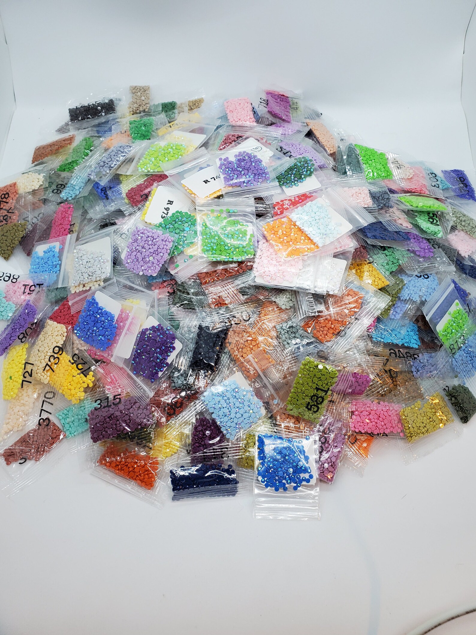 Diamond Painting Drills Round Kit all DMC Colors Included Plus Etsy