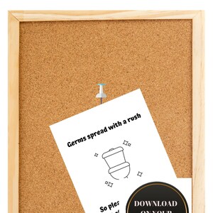 Bathroom Door Sign/Instant Download/Printable Sign