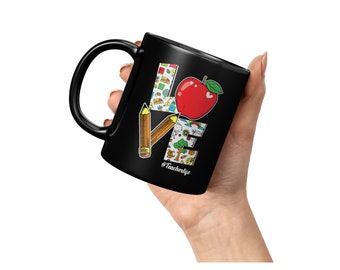 Teacher Appreciation Mug: Love Teacherlife Ceramic Mug