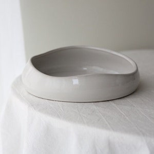 Aesthetic Dog Bowl | Asymmetric Ceramic Dog Bowl