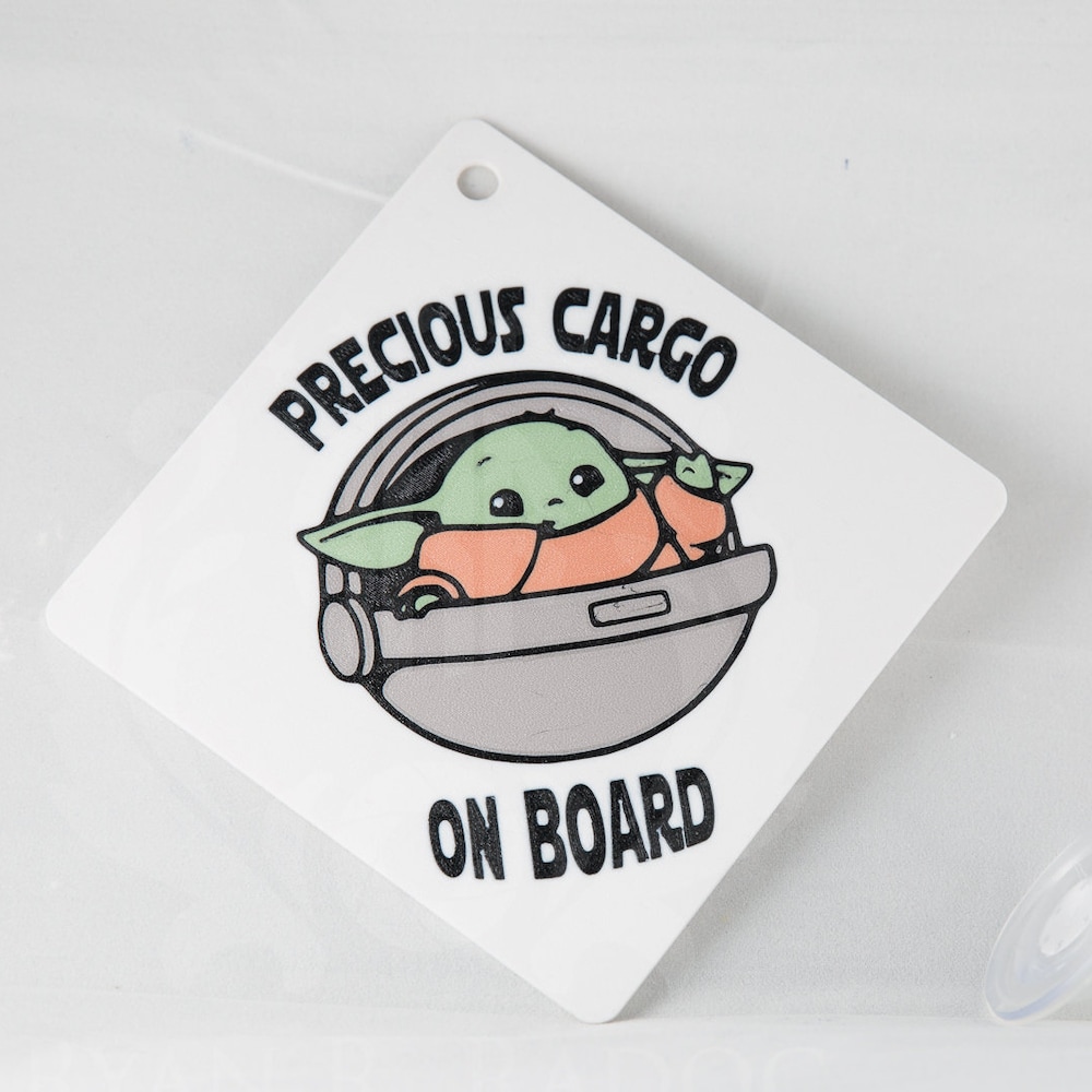 3D printed precious cargo sign