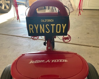 Personalized replica license plate TN-Apply-ur-Name bike wagon power wheels