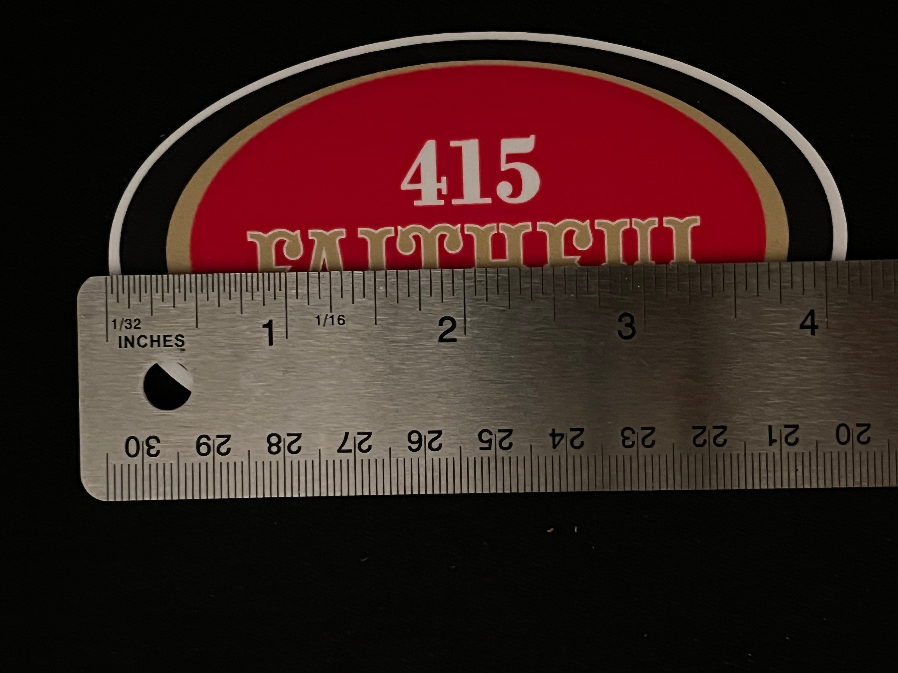 415 / 415 Faithful Vinyl Decal - Etsy
