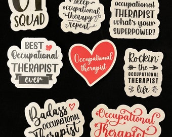 Occupational Therapist Sticker Pack