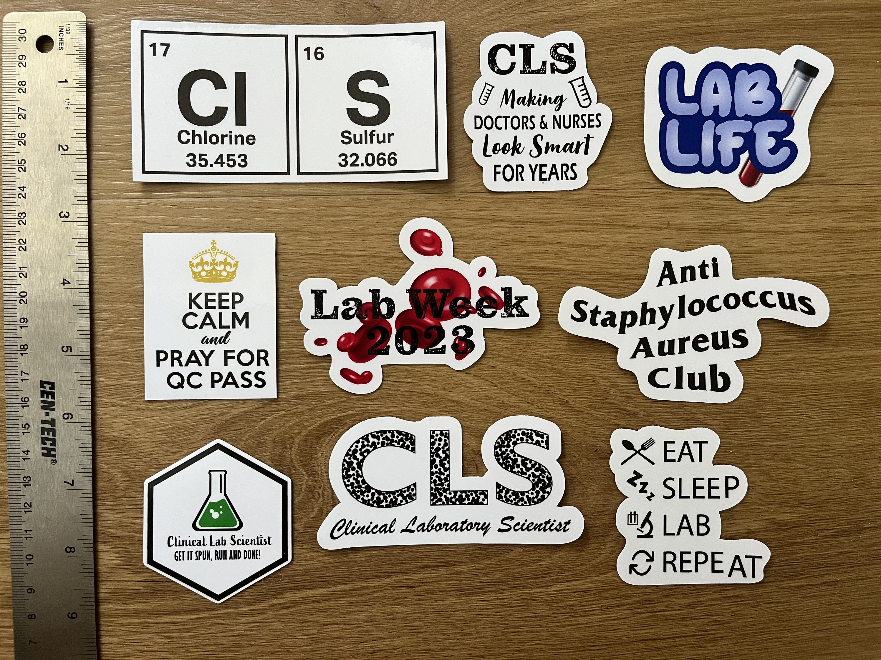 Clinical Laboratory Scientist Vinyl Sticker Pack - Etsy