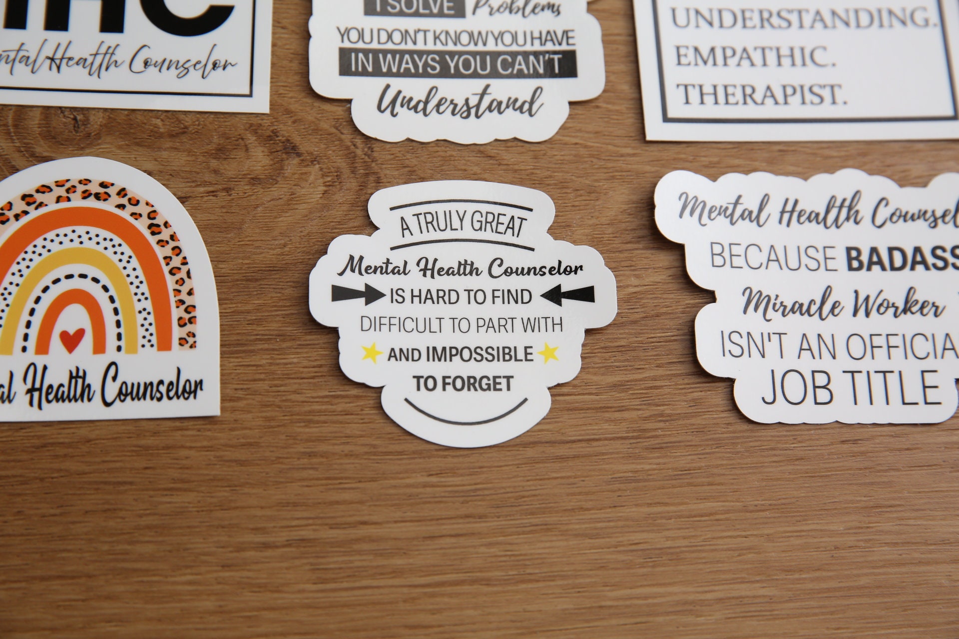 Mental Health Counselor Sticker Pack - Etsy