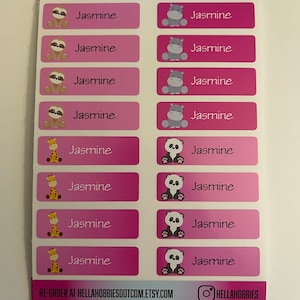 Custom Name Labels for School Supplies | Waterproof Stickers | Name Labels for Kids | Personalized Name Labels | Daycare Labels | Baby label