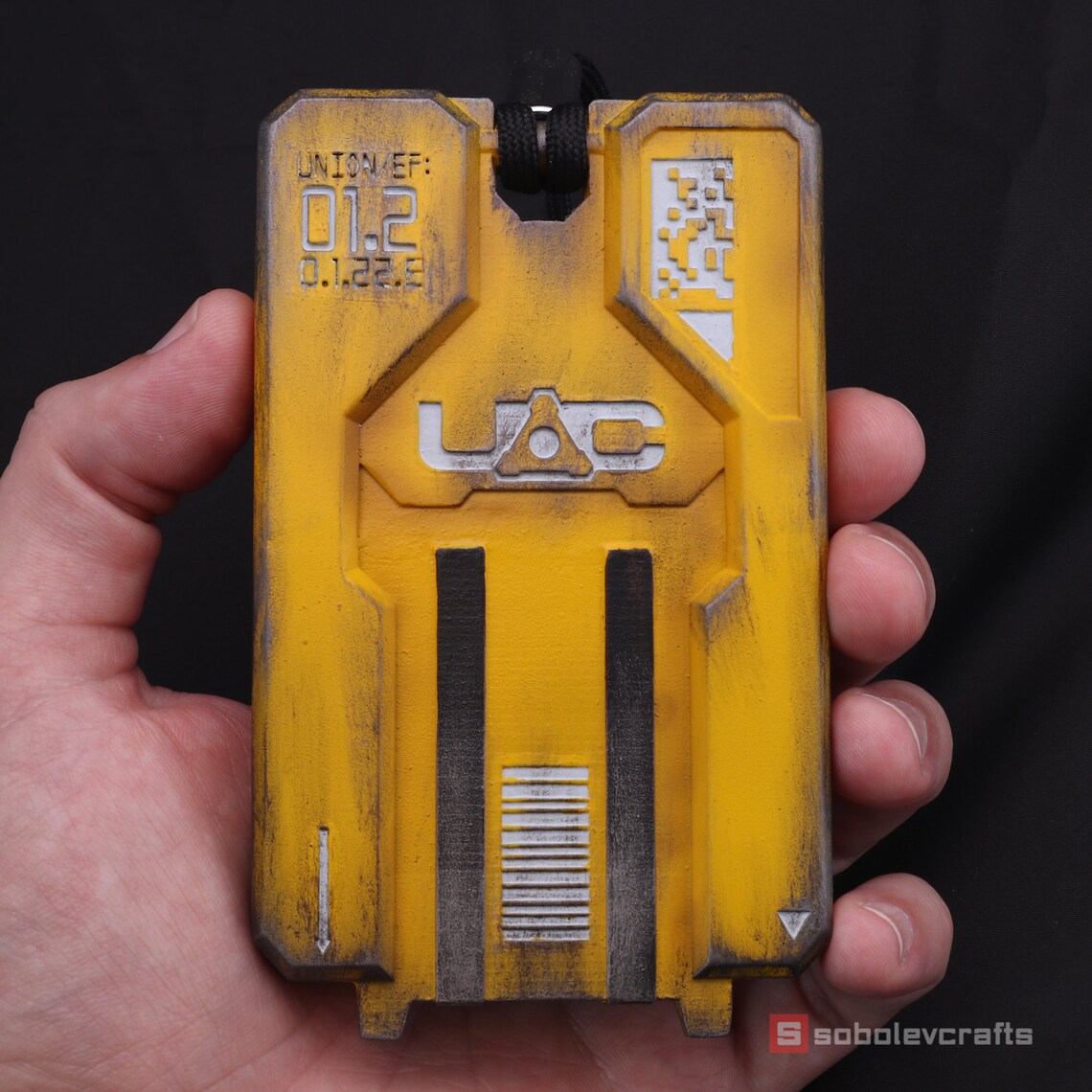 DOOM Eternal YELLOW Keycard Card Holder Exact Replica Etsy