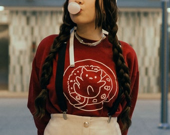 Catsu Cat Curry Crewneck | Kawaii Anime Weeb Sweater