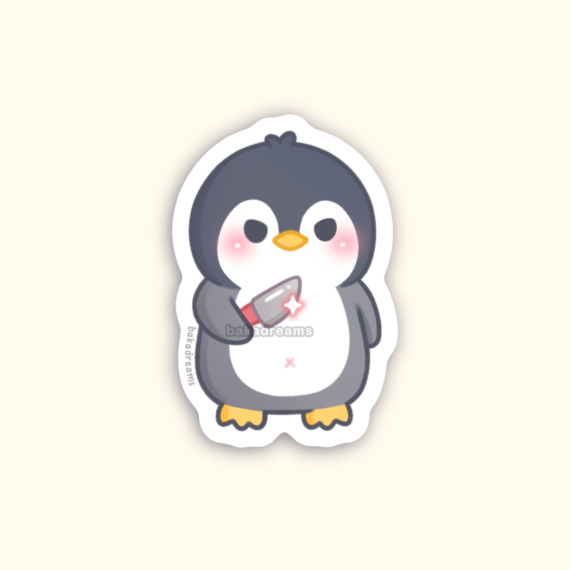 A5 Aufkleberbogen 'Pinguine' – Kawaii Cartoon-Vinylaufkleber, 100 Mikron | Für Laptop, Auto, Scrapbooking, Als Geschenk Oder Deko