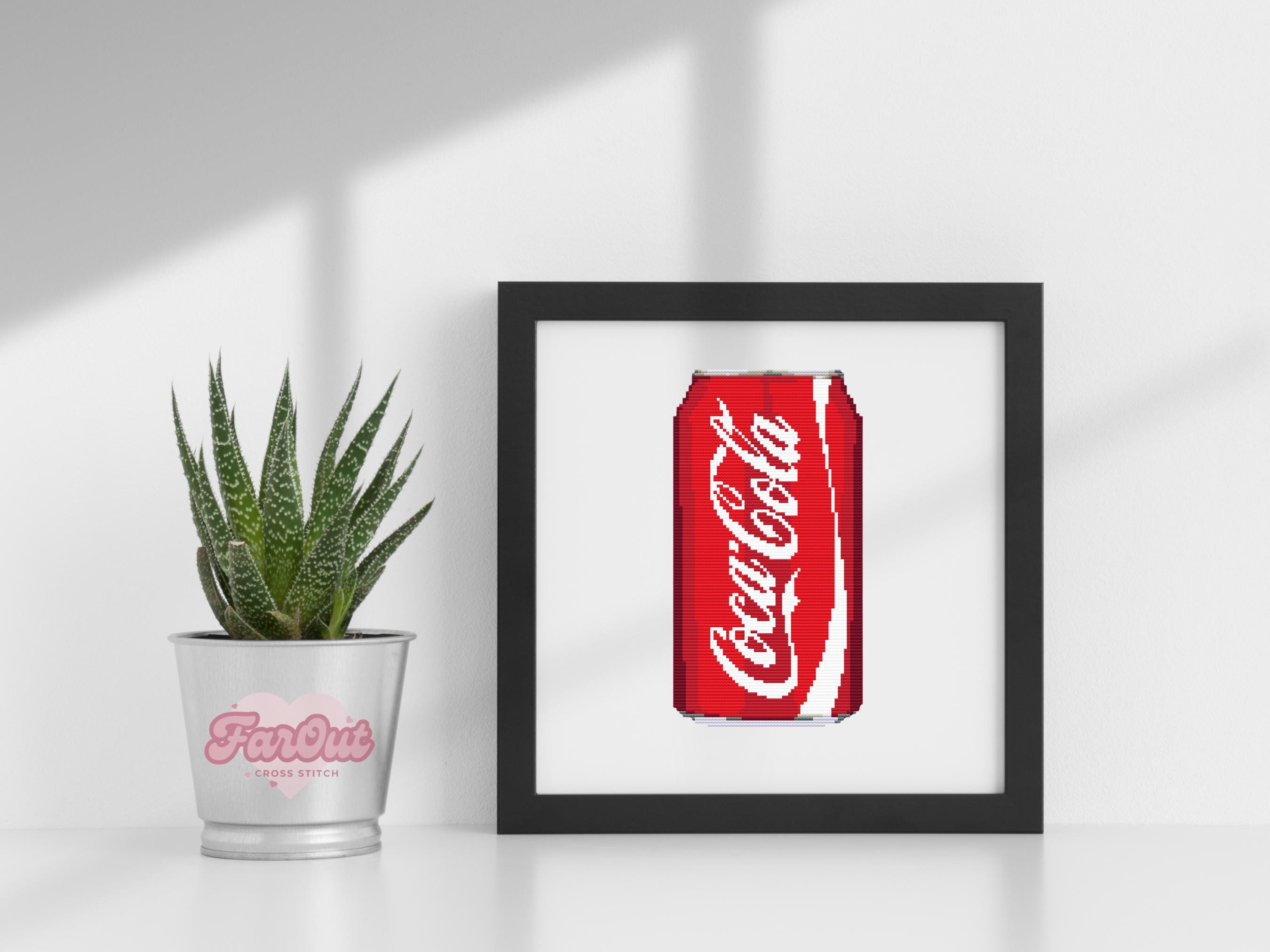Cola Coke Can Soda Pop Cross Stitch Pattern PDF | Instant Download ...