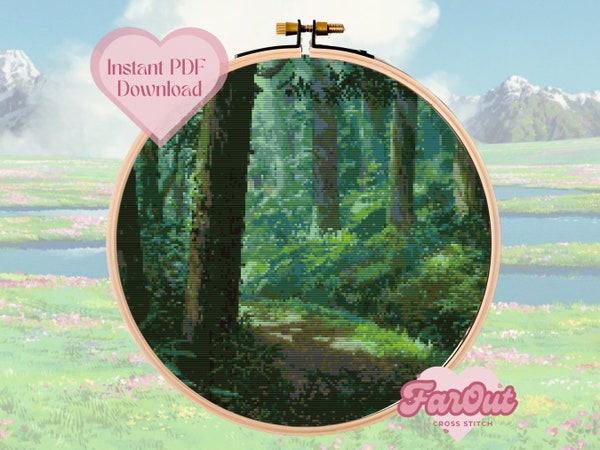 Howl's Meltdown Cross Stitch Studio Ghibli Moving Castle Pattern ...