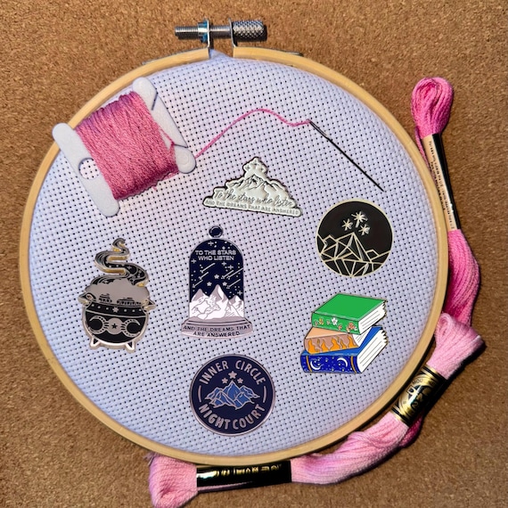 Bookish Inspired Magnetic Needle Minders | For Cross Stitch, Needlepoint and more!