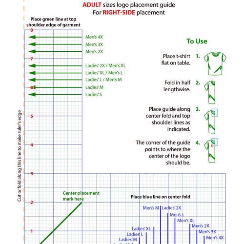 Left AND Rightside Adult Printable Machine Embroidery Logo Etsy