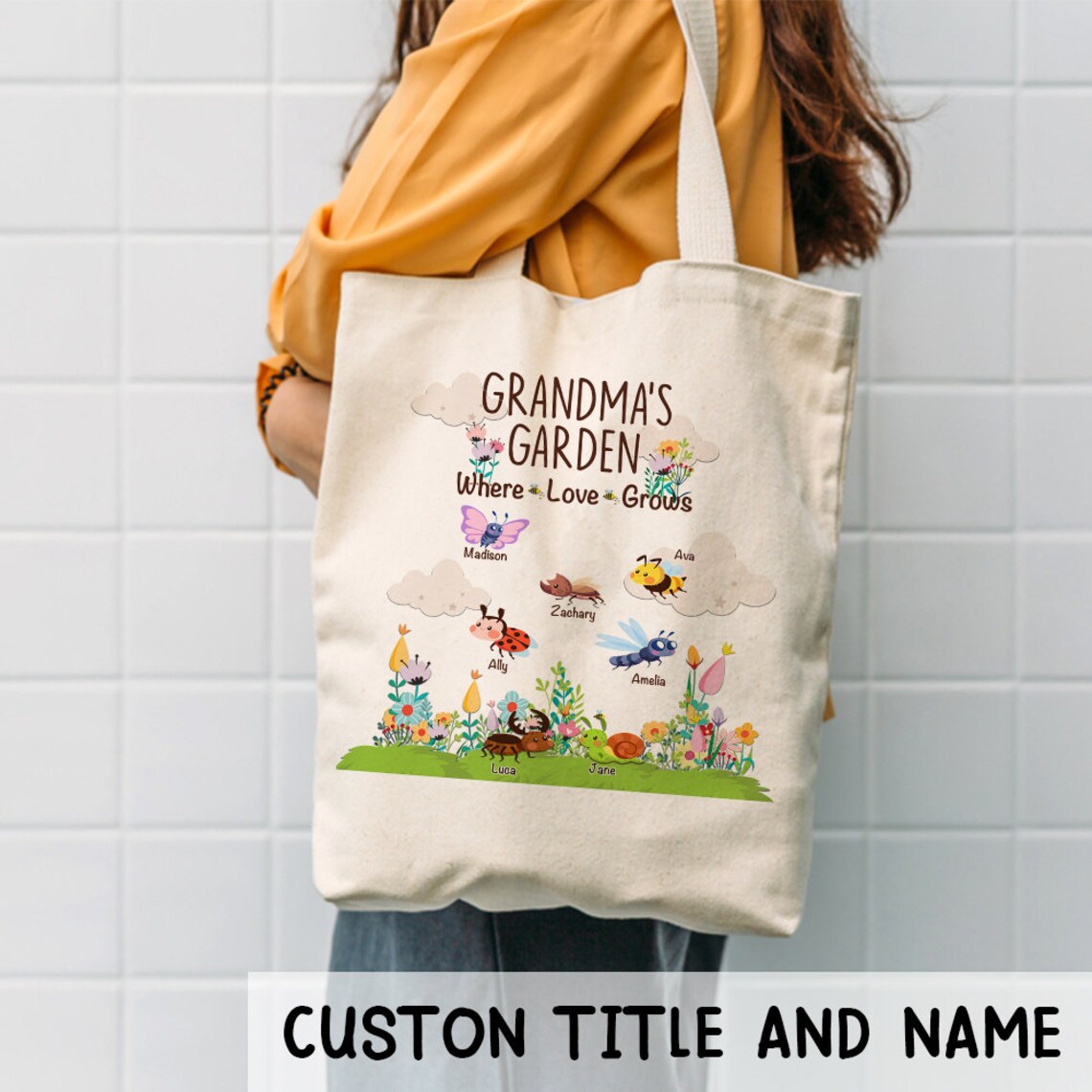 grandmother tote bags