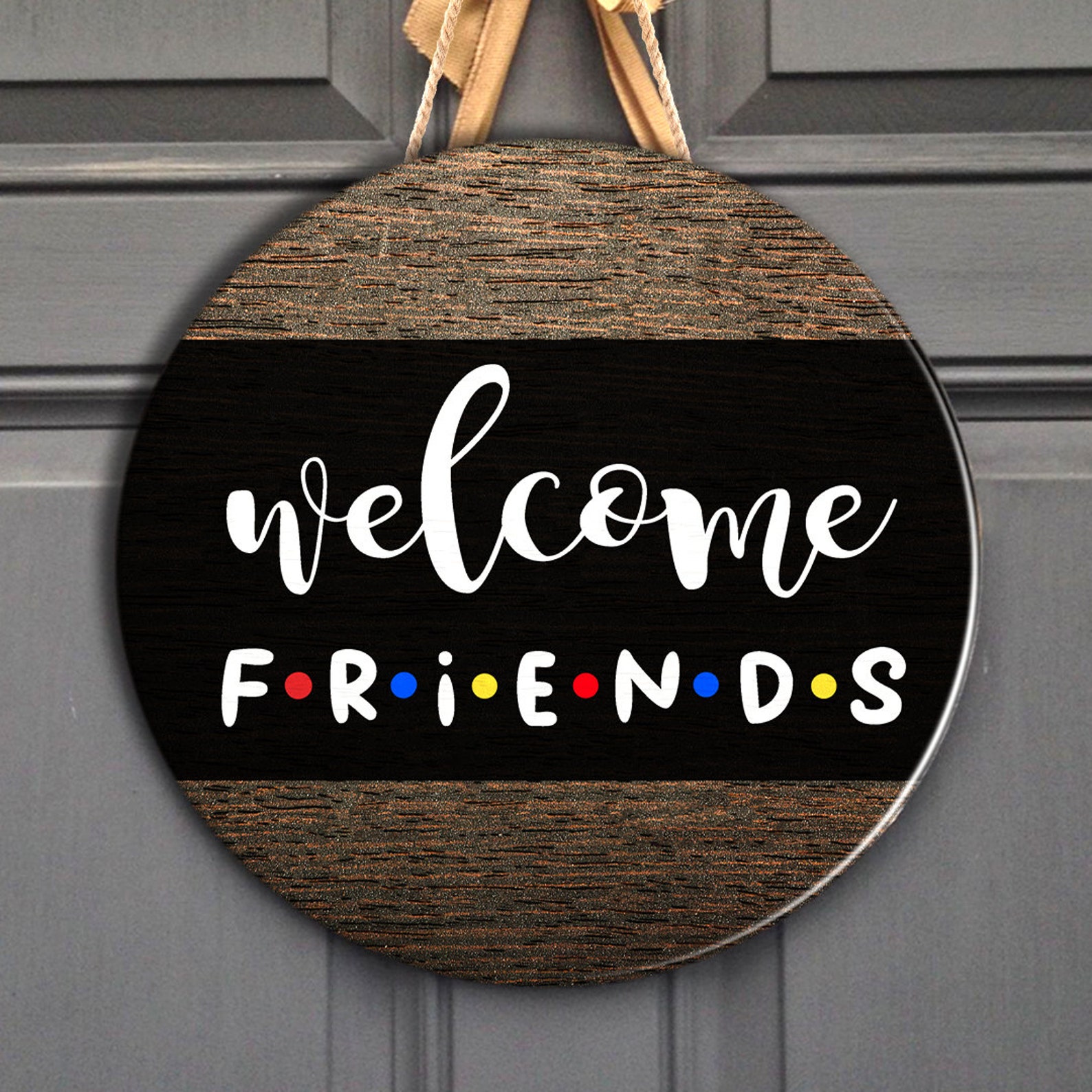 Friends Door Hanger Friends TV Show Door Sign Etsy