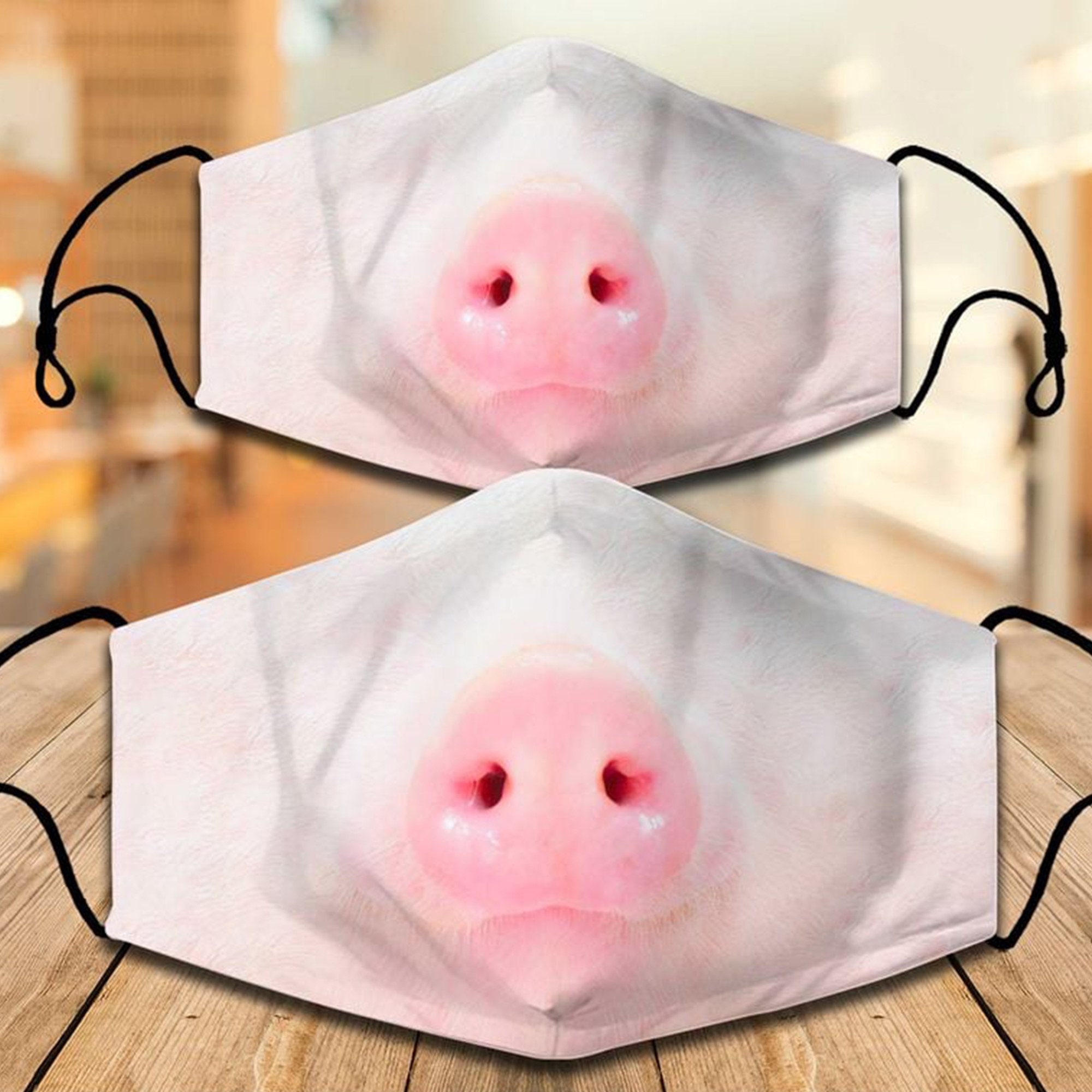 Funny Pig Nose Face Mask Pig Lover Face Mask Animal Lover Etsy