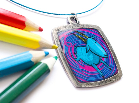 turquoise chip necklace