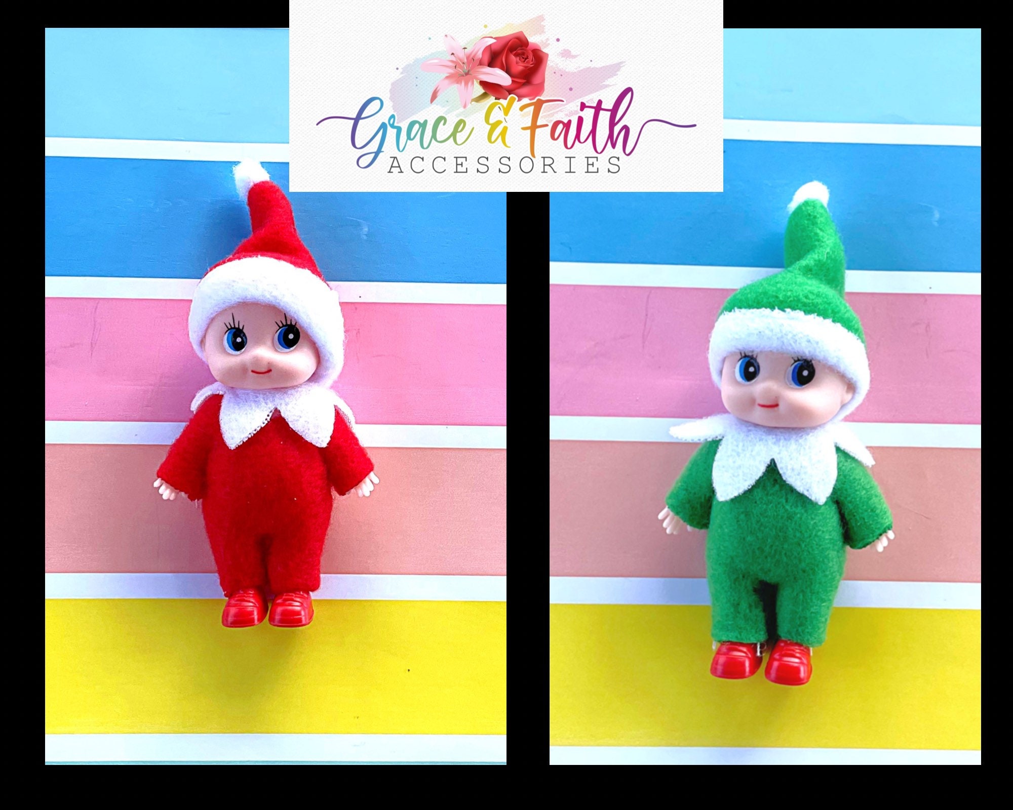 Baby Elf Doll With Shoes / 12 Elf Doll Toddler Baby Accessory Etsy
