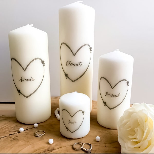 Ritual candle kit for secular ceremony candle