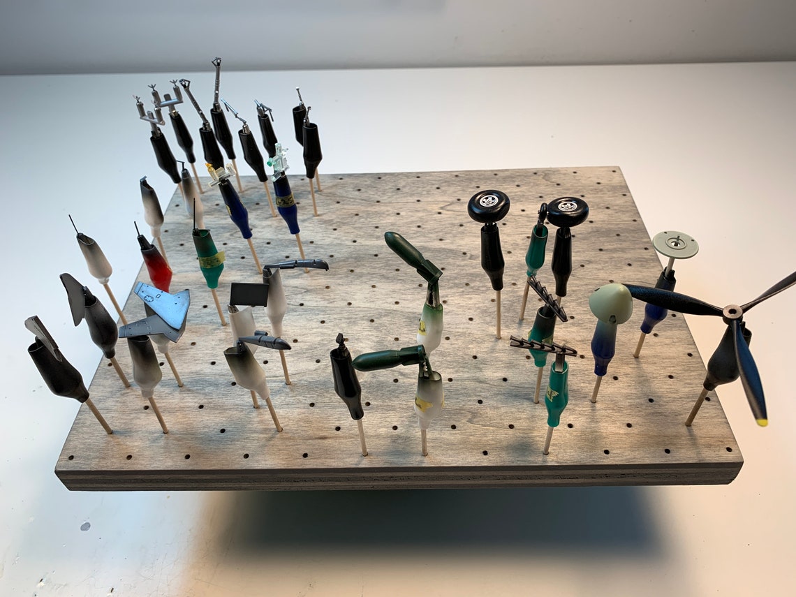 132 Hole Hobby Board Made To Fit Tamiya Paint Stand Etsy