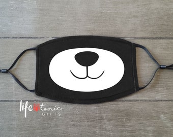 Cute Bear Mask Etsy - bear face mask roblox template
