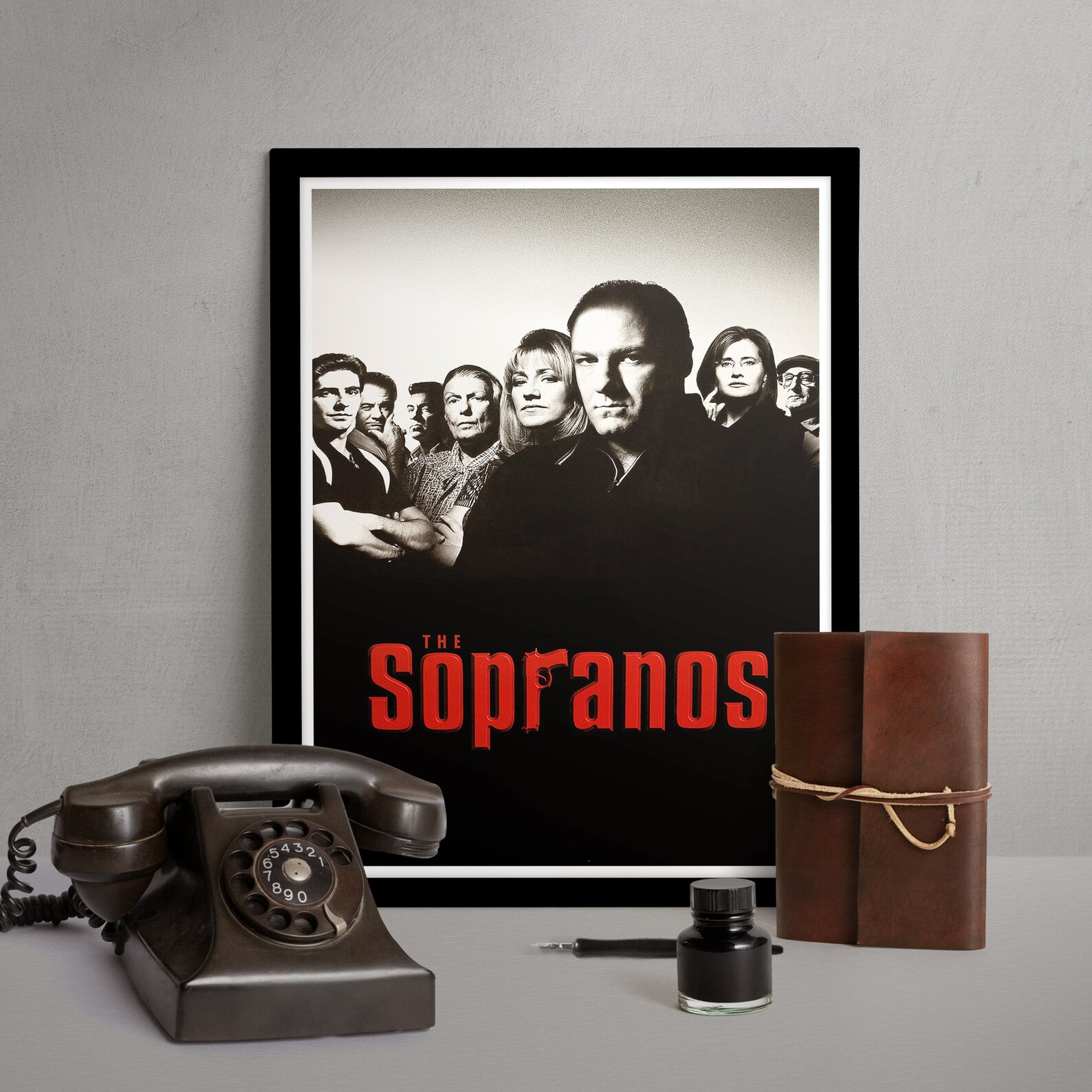 A3 A4 A5 Framed Print The Sopranos TV Series Wall Art Etsy