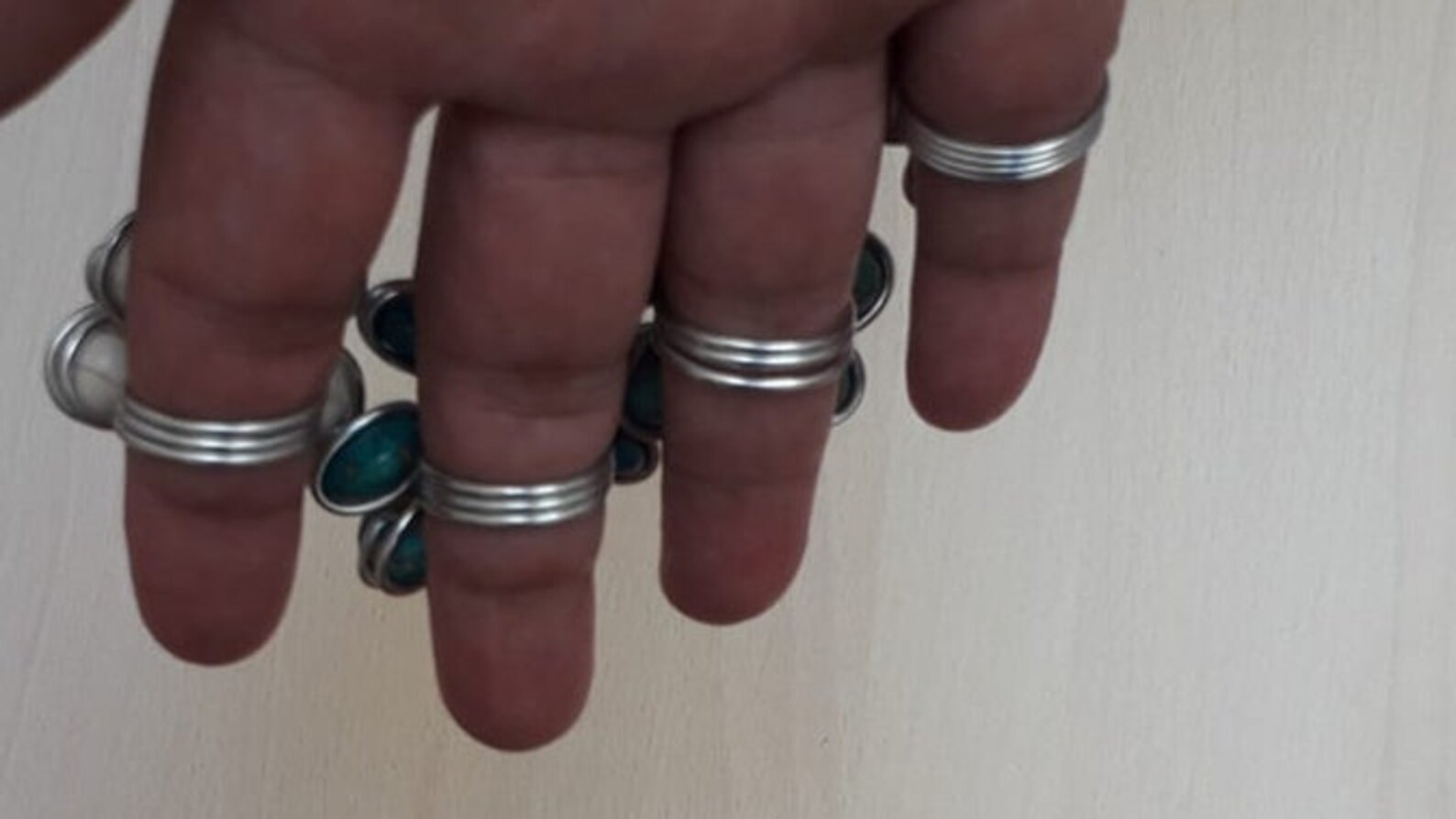 Handmade Sterling Silver Wire Ring with Multi Layers Etsy