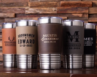 Personalized Groomsmen Gifts Ideas, Groomsman Tumbler Cup Gift for Men, Gift for Him, Best Man Gift, Boyfriend Gift, Bachelor Party Gift