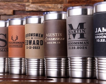 Personalized Groomsmen Gift, Best Man Gift, Fathers Day Gift, Custom Tumbler Gift for Men, Husband Gift, Boyfriend Gift, Bachelor Party Gift