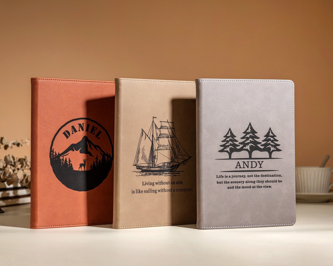 Personalized Journal Gift for Men Customized Travel Journal Etsy