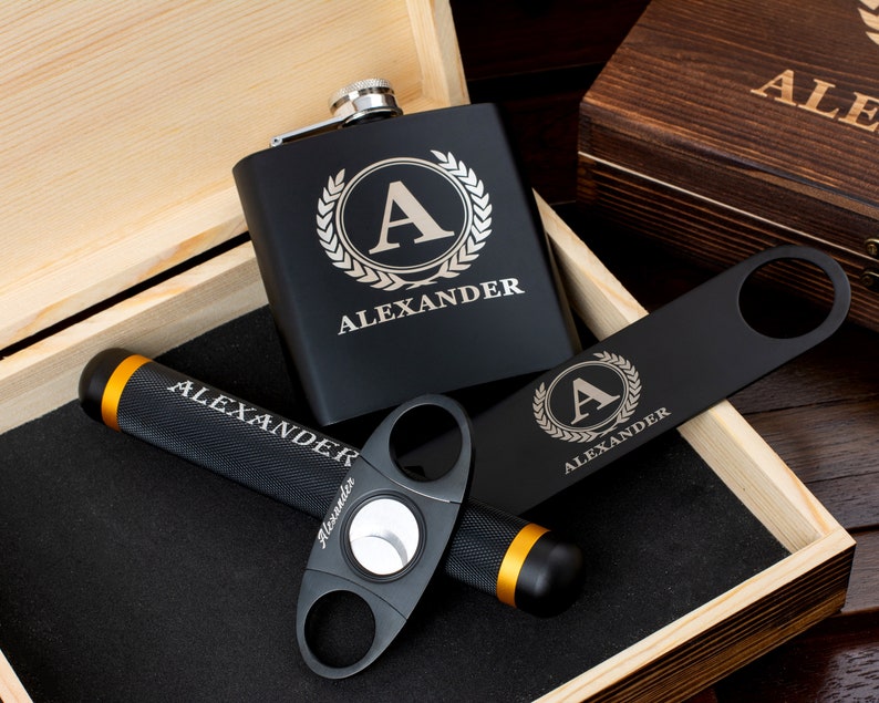 Personalized Groomsmen Gifts, Groomsman Proposal Box Set, Best Man Gift, Groom Gifts, Father of the Bride Gift, Father of the Groom Gift image 8