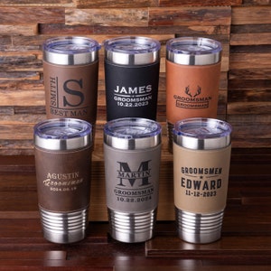 Personalized Groomsmen Gift, Best Man Gift, Fathers Day Gift, Custom Tumbler Gift for Men, Husband Gift, Boyfriend Gift, Bachelor Party Gift image 4