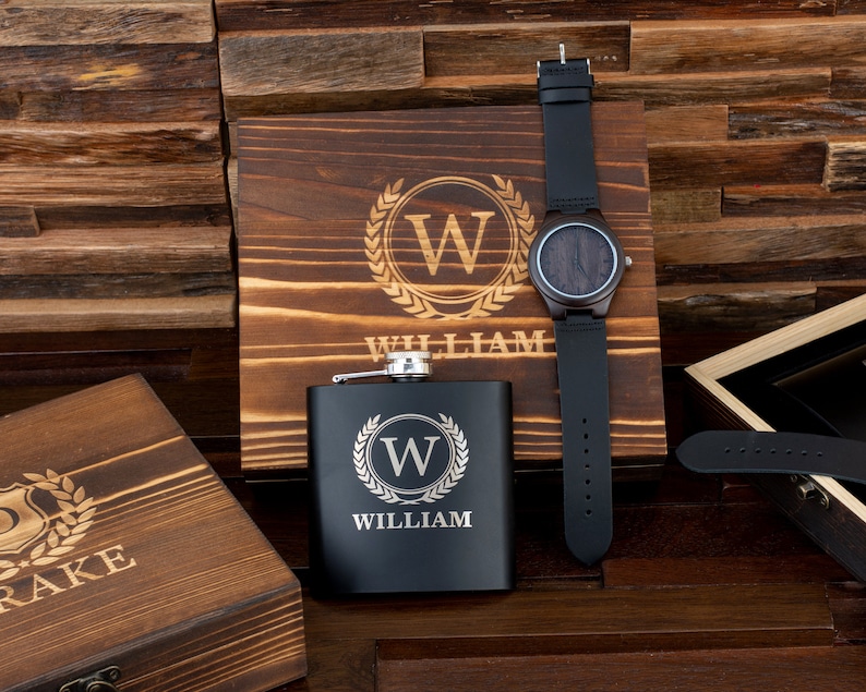 Groomsmen Gifts Personalized Wooden Watch Sunglasses Hip Etsy