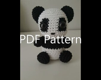 Motif de panda au crochet