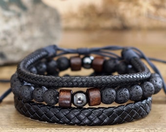 Leather Bracelet - Etsy Australia