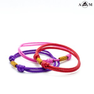 3 pcs RASTA LEATHER BRACELET, adjustable cord bracelet, nautical beads bracelet, friendship bracelet, rainbow bracelet, pride bracelet image 4