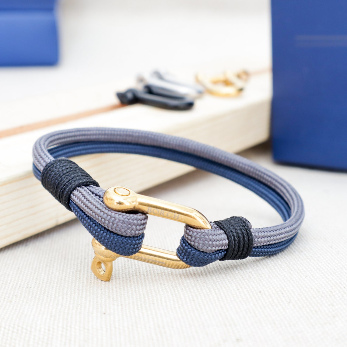 MAN PARACORD BRACELET mens cord bracelet with stainless steel Etsy